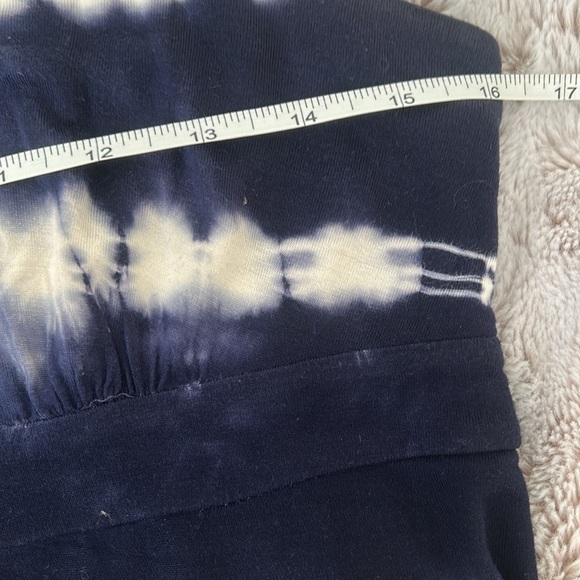 INC navy and white embellished maxi - Picture 6 of 9